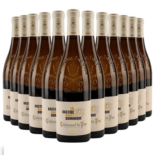 Case of 12 La Bastide, St Dominique Chateauneuf-de-Pape Blanc 75cl White Wine